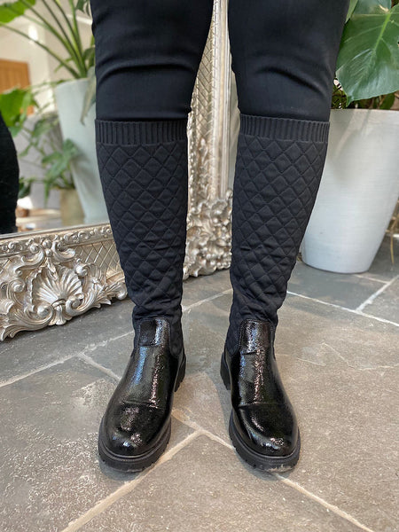 Lipsy knee high quilted riding boot sale