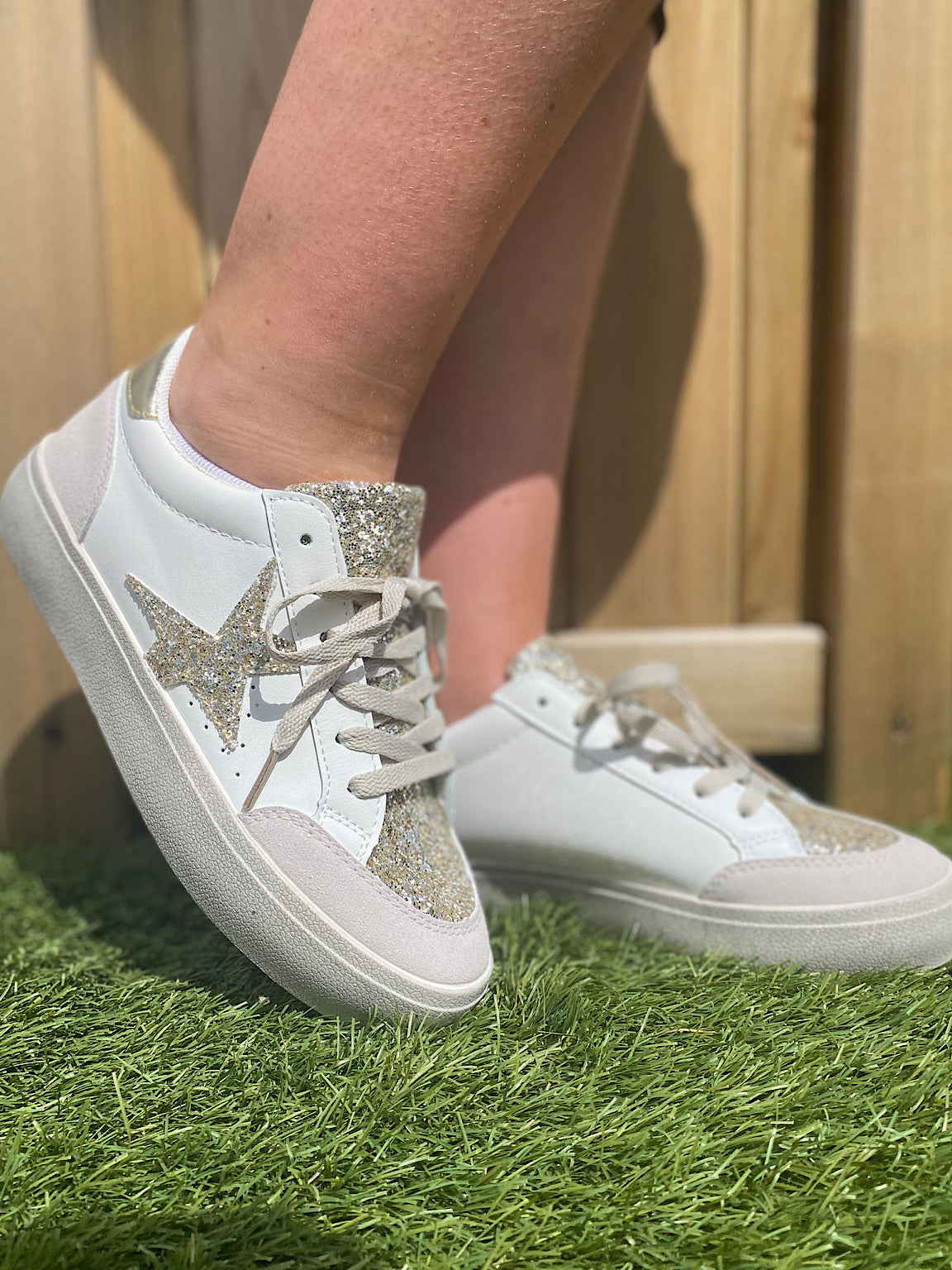 Glitter star sneakers online