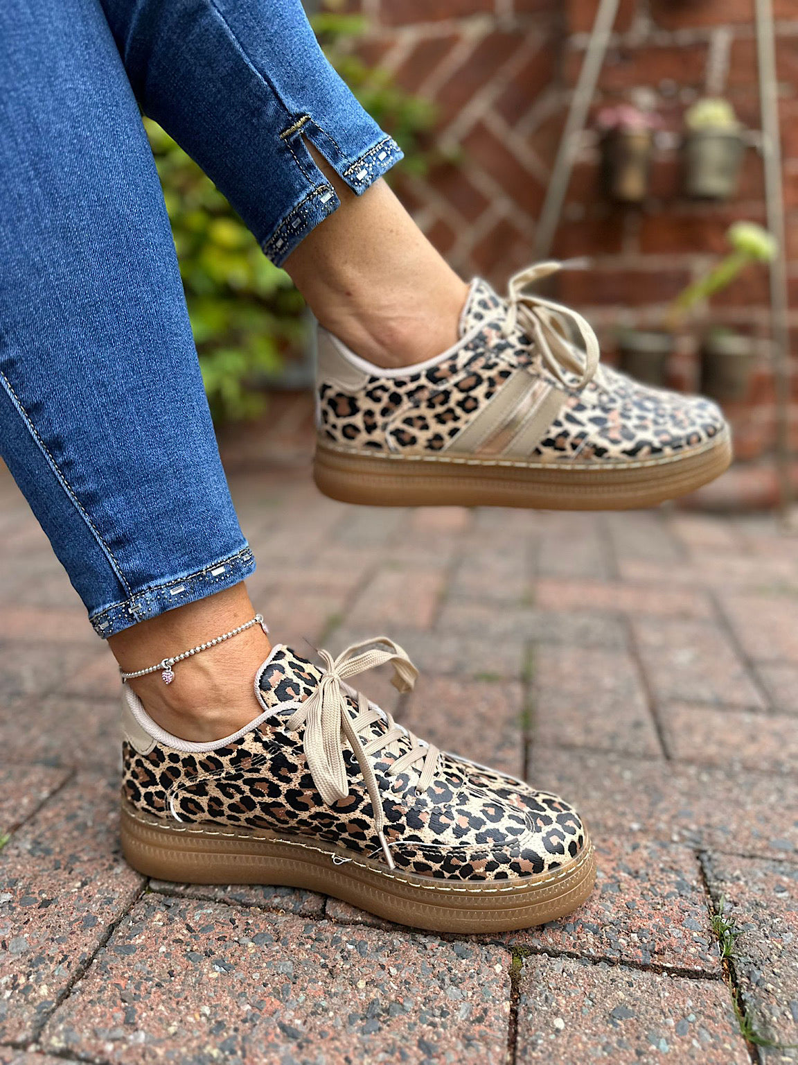 Leopard print trainers online