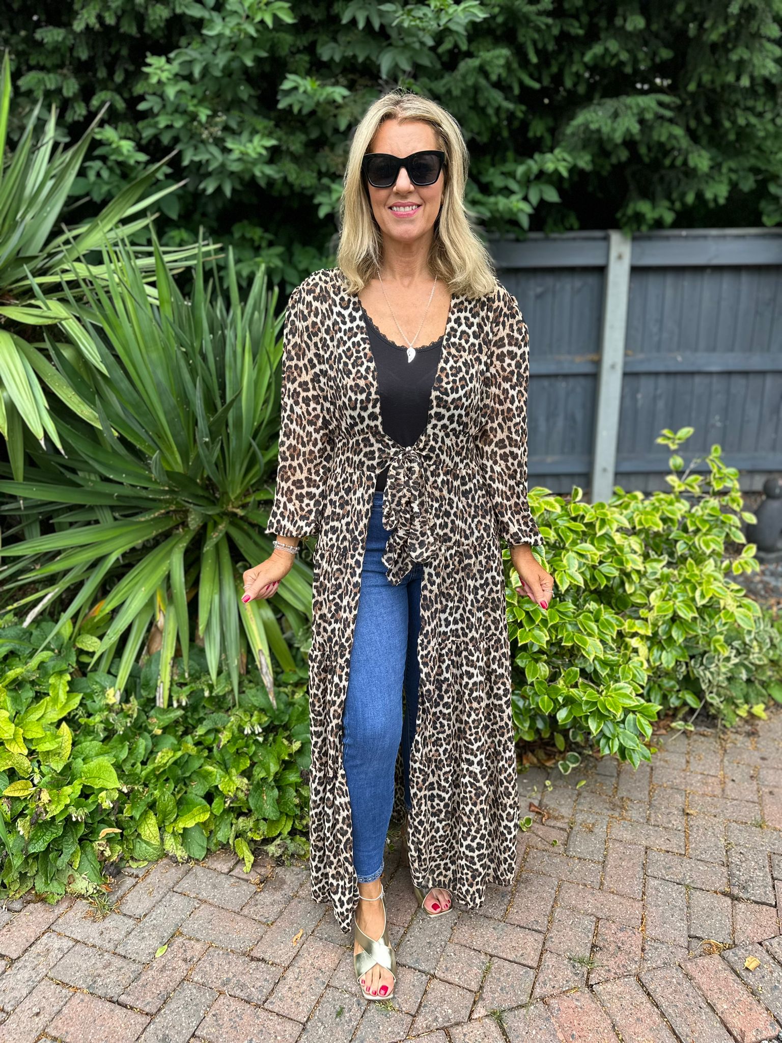 Leopard beach cover up online