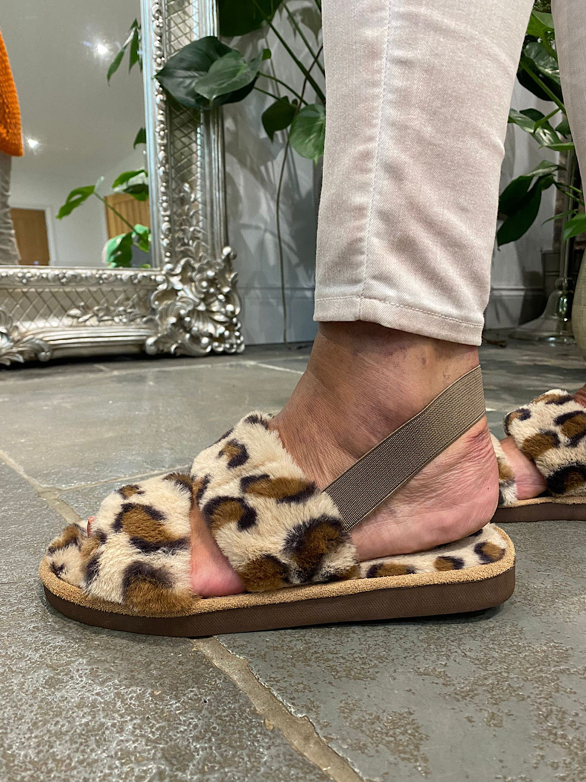 Brown Sandale du Désert 100 leopard-print satin sandals | Christian  Louboutin | MATCHES UK