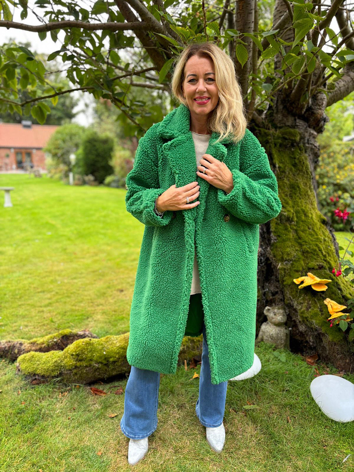 Green Teddy Coat Wendy Tillett s