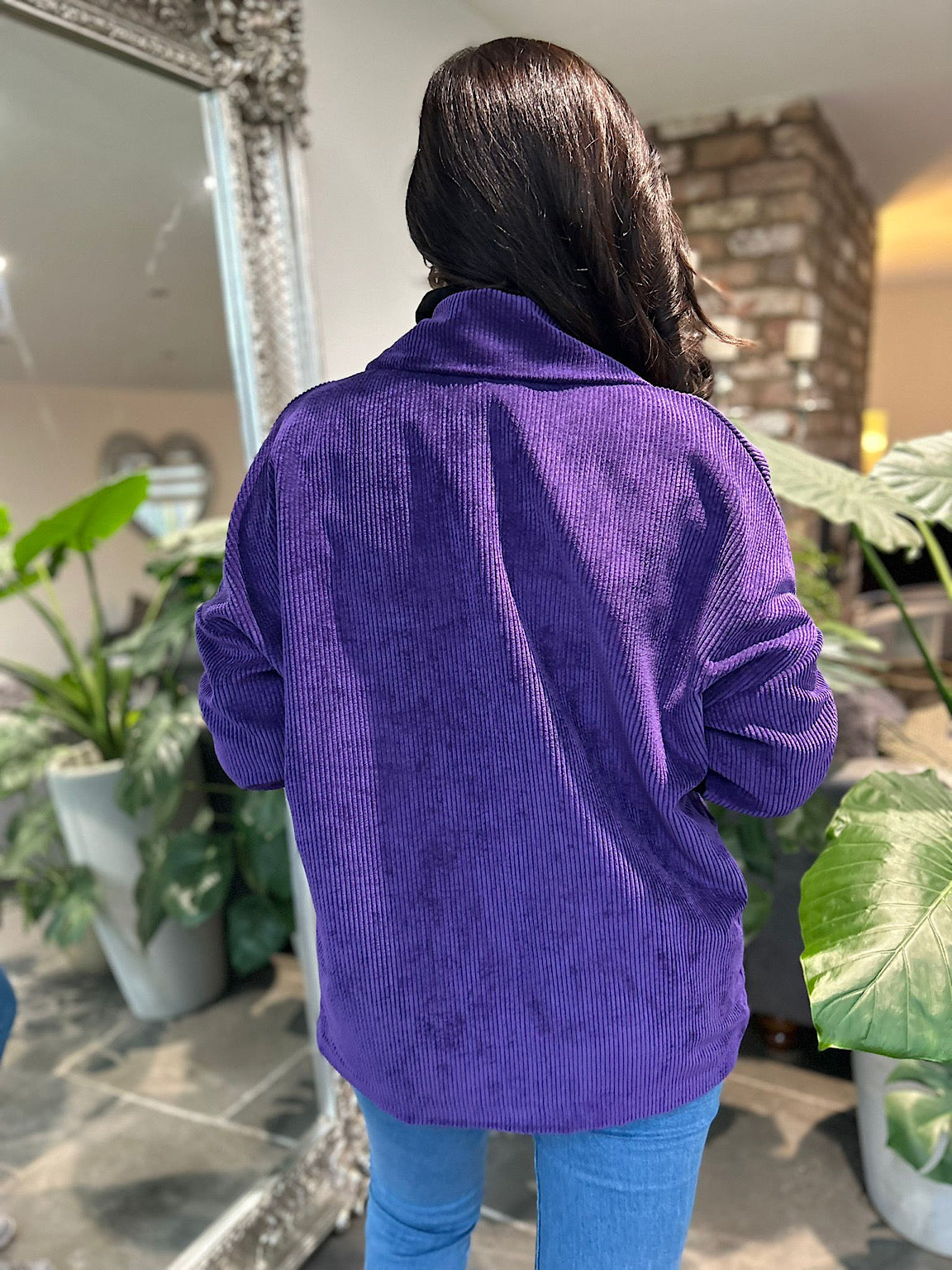 Purple on sale corduroy jacket