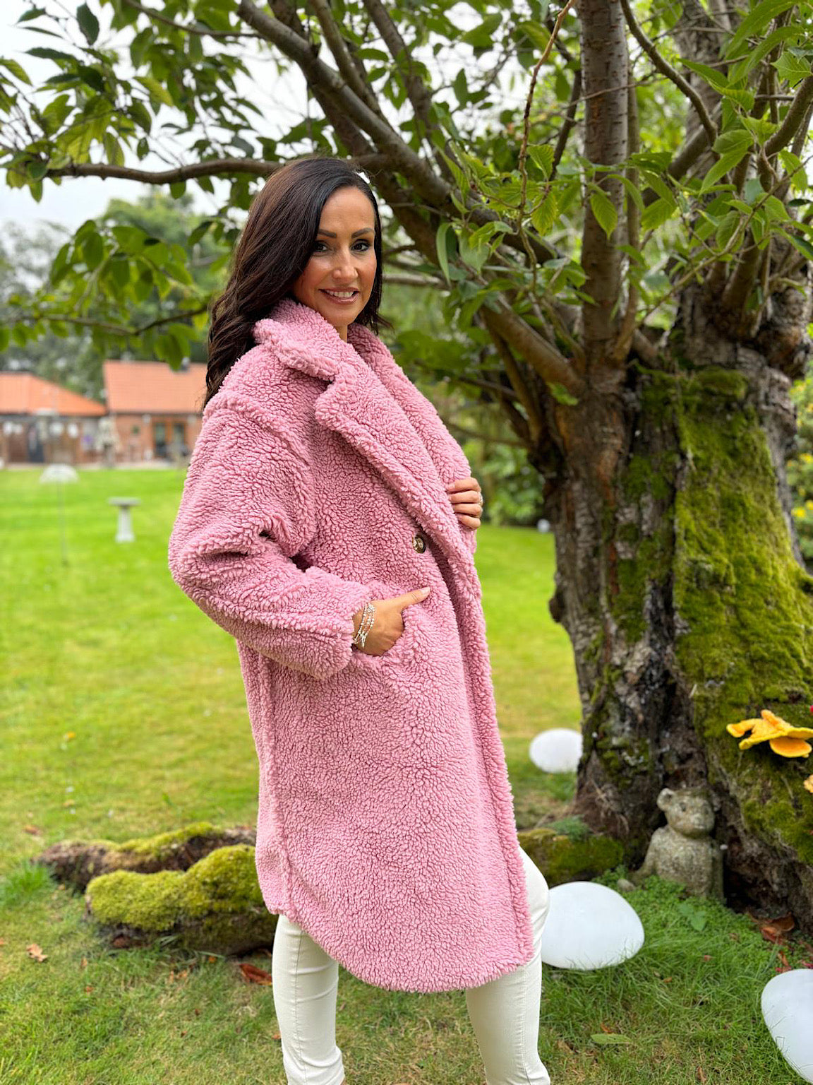 Pink Teddy Coat Wendy Tillett s