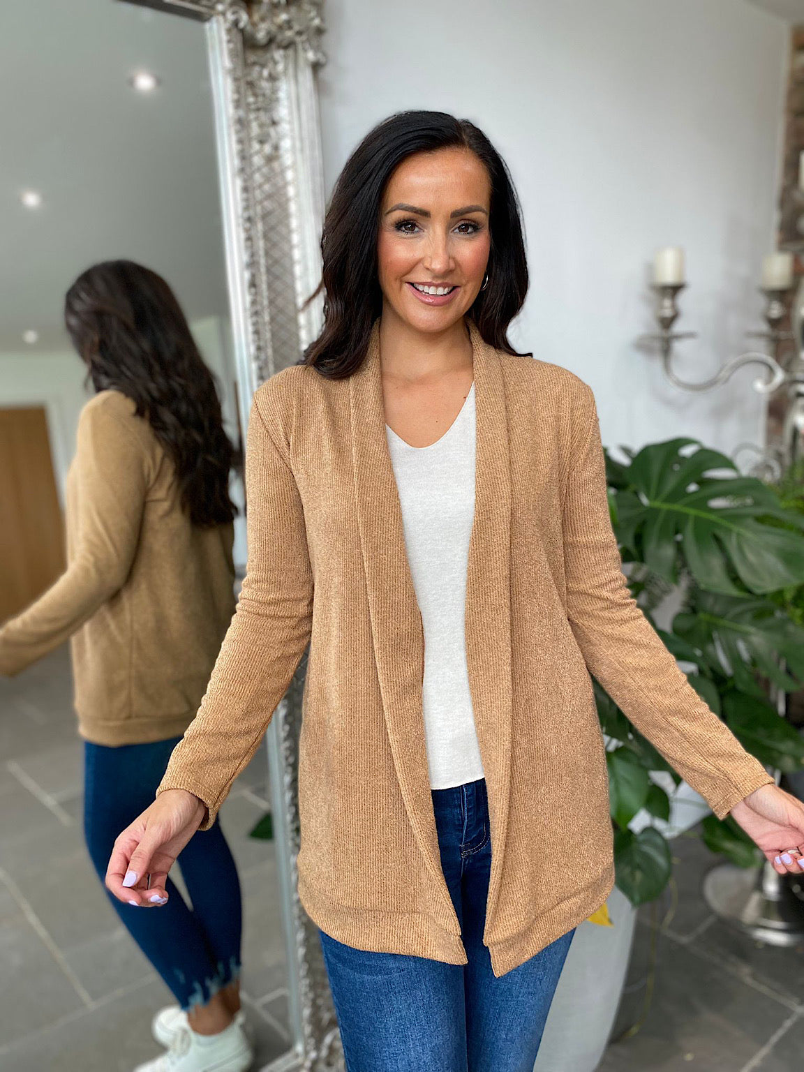 Tan on sale lightweight cardigan