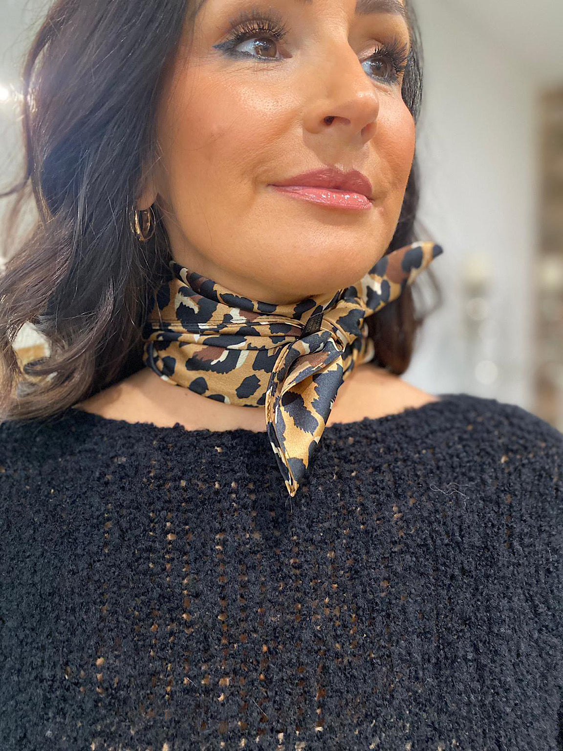 Silk Style Leopard Scarf – Tillett's