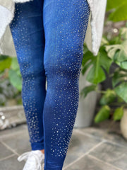 Denim look leggings best sale