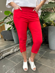 Red Lace Capri Pants – Tillett's